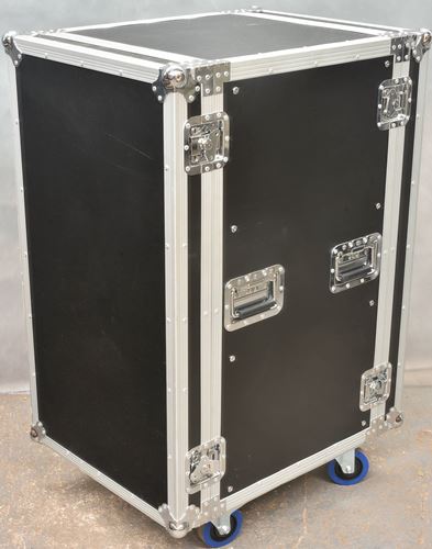 various-Trojan wheeled rack flightcase